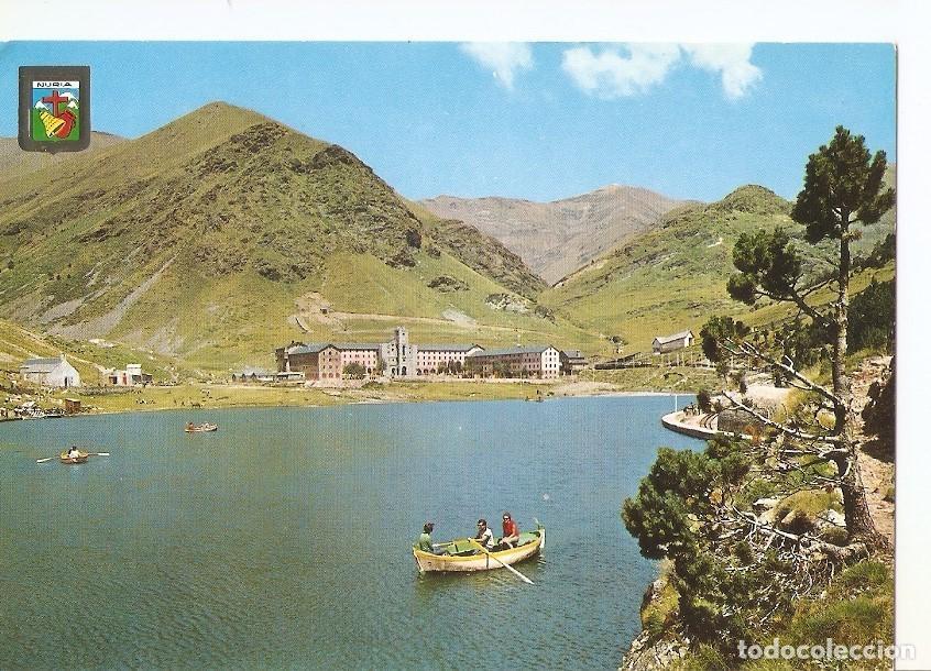 Postkarten: Postal 034324 : Nuria (Girona) Pirineu Catala. llac i vista general - Varios