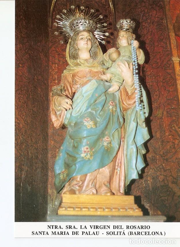 Postais: Postal 027234 : Ntra. Sra. La Virgen del Rosario, Santa Maria de Palau - Solita (Barcelona) - Varios