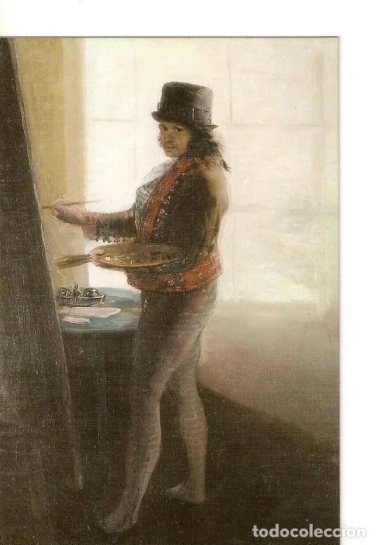 Cartoline: Postal 022093 : Autorretrato ante su caballete, Francisco de Goya - Varios