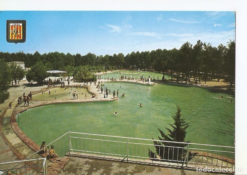 Postais: Postal 039958 : Lleida. Parc Municipal de les Basses. Piscinas Familiars - Varios