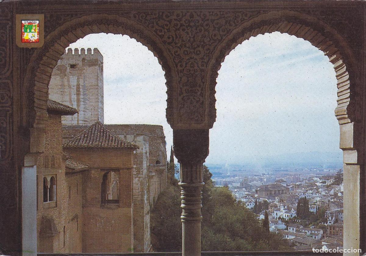 Postales: Postal 61012: Vista desde el salon de embajadores. Alhambra (Granada) - Varios