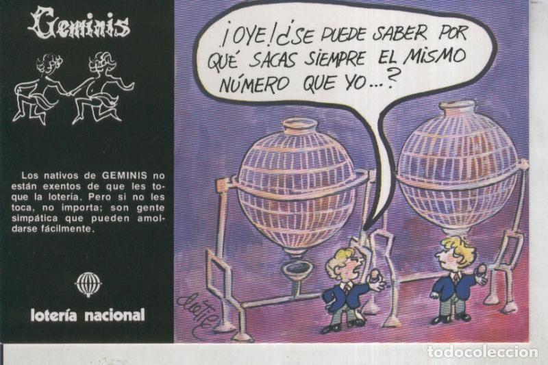 Cartoline: Postal 011030: Loteria Nacional-Signos Zodiaco: Geminis - Varios