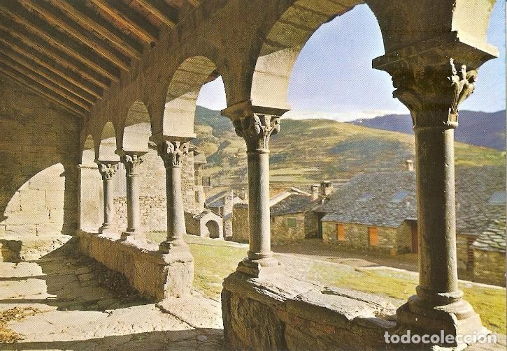 Cartes Postales: Postal 048663 : Caralps (Gerona). Portico de la iglesia romanica siglo XI - Varios