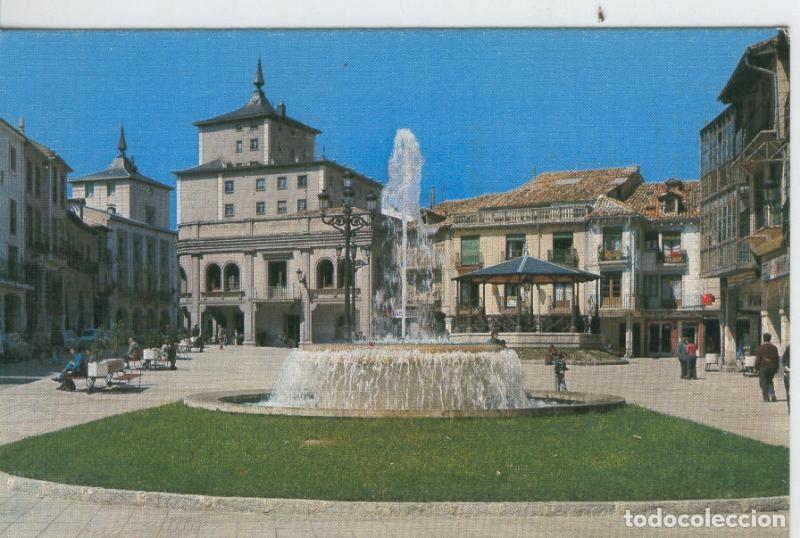 Postkarten: Postal 7303 : Plaza caudillo y fuente luminosa de Aranda de Duero, Burgos - Varios