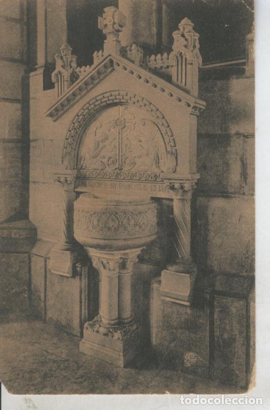 Cartoline: Postal 010828: Pila de agua bendita en la catedral de la almudena en madrid - Varios
