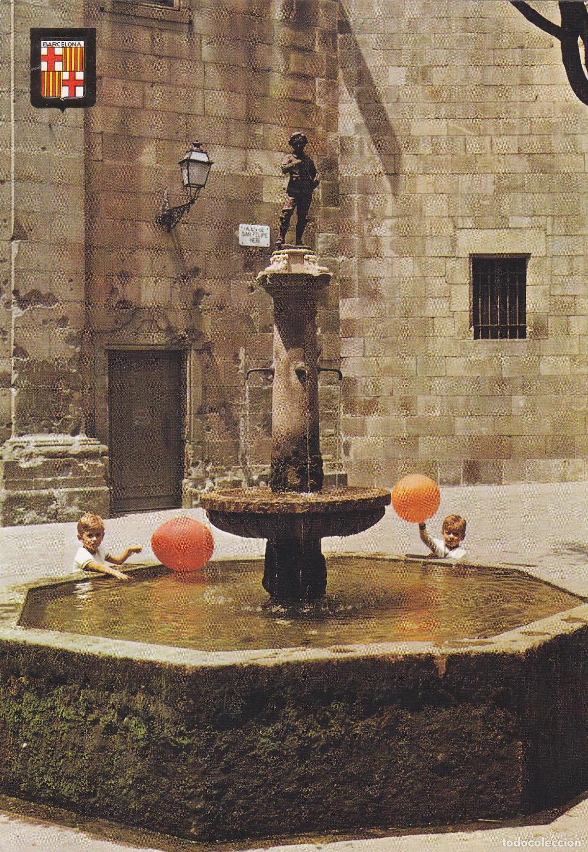 Postales: Postal 60072: Barrio gotico. Pza. San Felipe Neri (Barcelona) - Varios