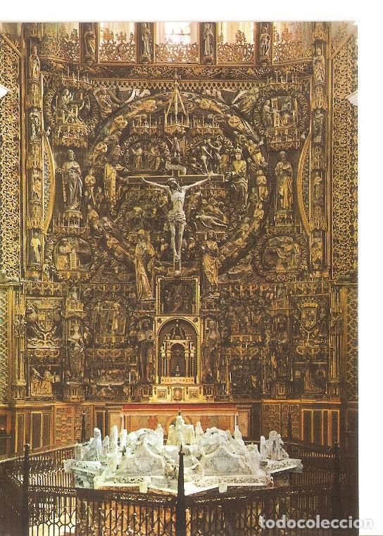 Postcards: Postal 048195 : Cartuja de Miraflores (Burgos). Retablo - Varios