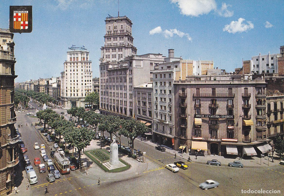 Postcards: Postal 61185 : Barcelona. Avenida Jose Antonio. Detalle - Varios