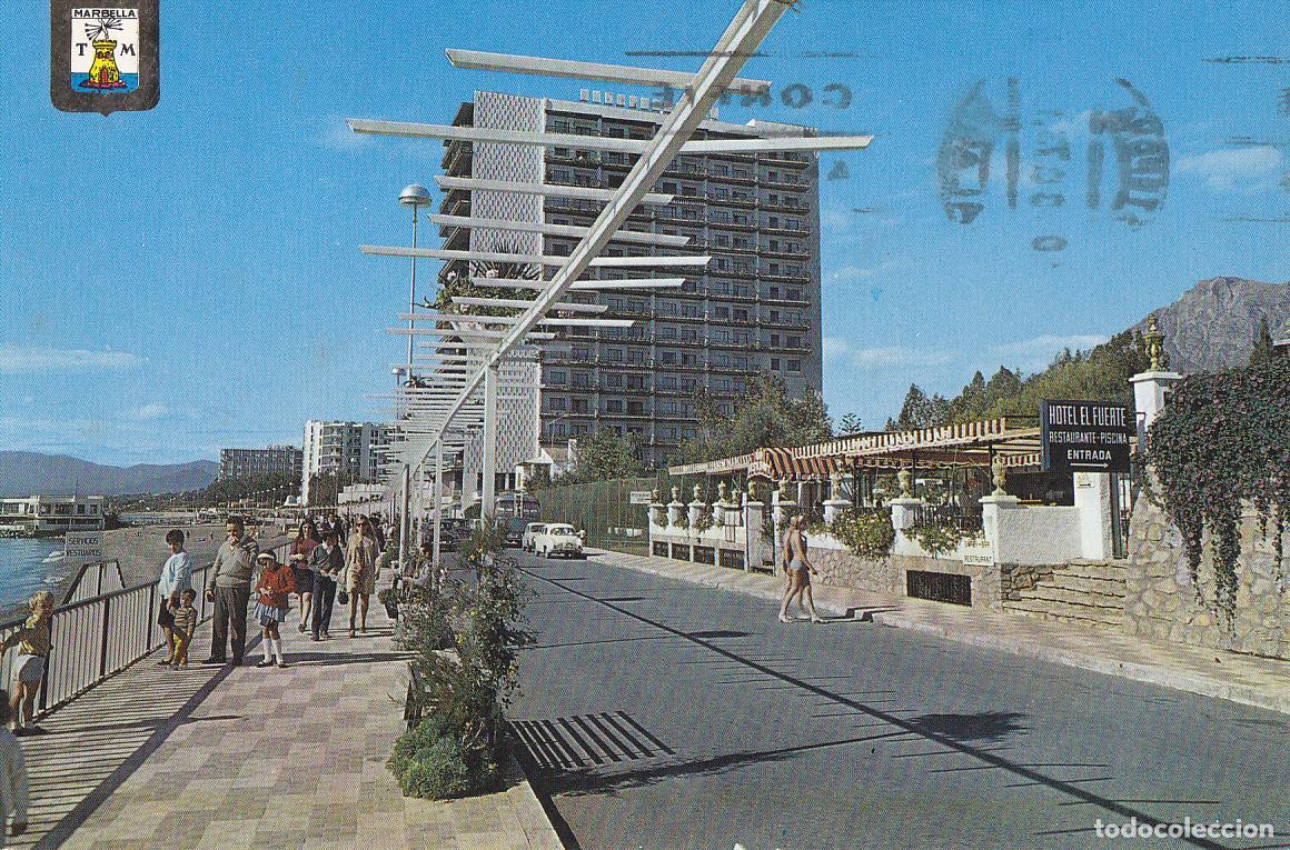Postales: Postal 61456 : Marbella (Costa del Sol). Paseo Maritimo - Varios