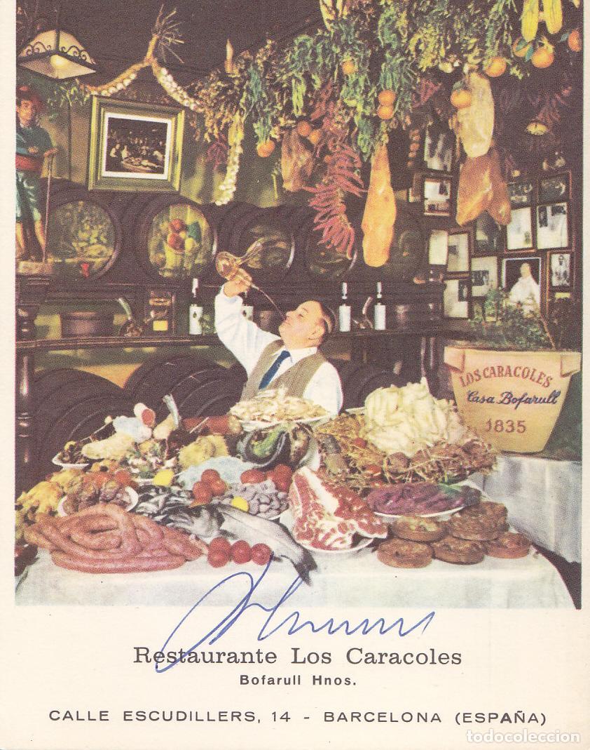 Postais: Postal 61487 : Restaurante los Caracoles Bofarull Hnos - Barcelona - Varios
