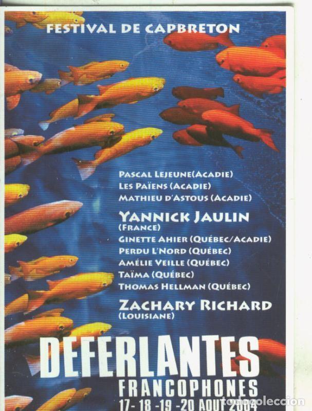 Cartoline: Postal 5628 : Propaganda de festival de Capbreton - Varios