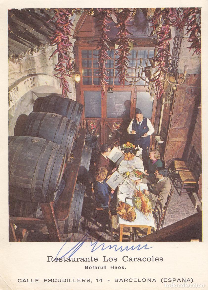 Postcards: Postal 61488 : Restaurante los Caracoles Bofarull Hnos - Barcelona - Varios