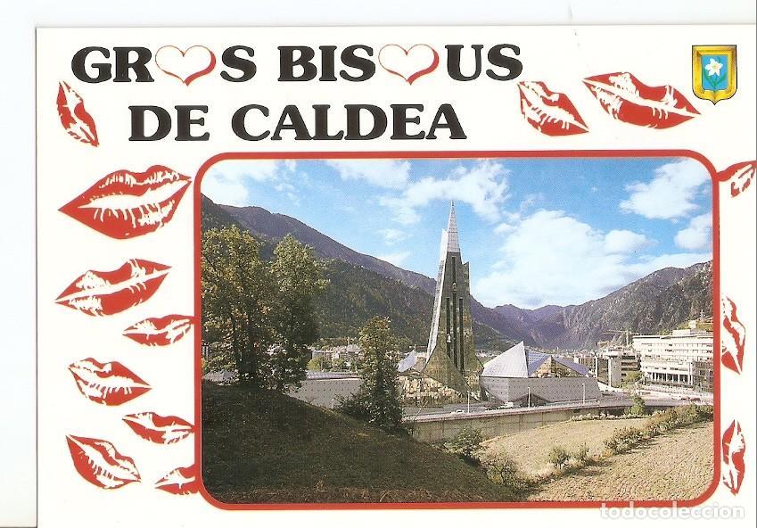 Postkarten: Postal 031722 : Principat dAndorra. Centre Termoludic Caldea. Elcaldes - Engordany Arquitecte: J.M.