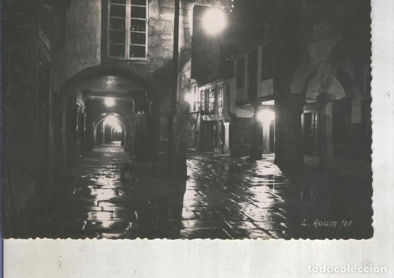 Postales: Postal 014066: Calle del Villar de noche en Santiago de Compostela - Varios