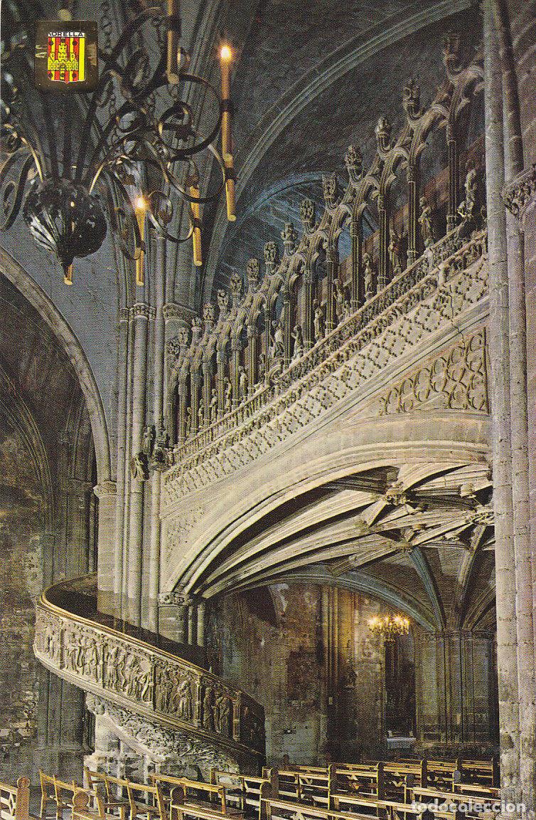 Postkarten: Postal 61611 : Morella (Castellon). Escalera y Coro iglesia Arciprestal - Varios