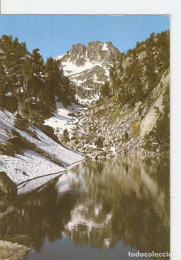 Postkarten: Postal 031734 : Pirineu Catala (Lleida). Port de la Bonaigua. Estany 2on de Gerber - Al fons Xemenei