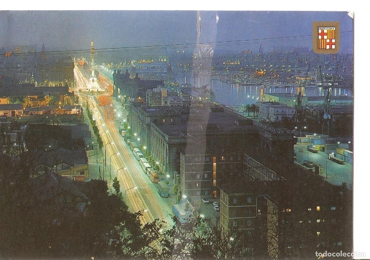 Cartoline: Postal 038452 : Barcelona. Paseo de Colon - Varios