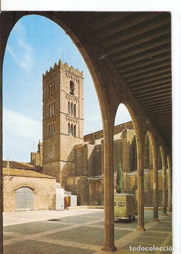 Cartoline: Postal 041774 : Castello de Ampurias (Gerona). Iglesia Romanicogotica. Siglos XIII y XIV. Campanario