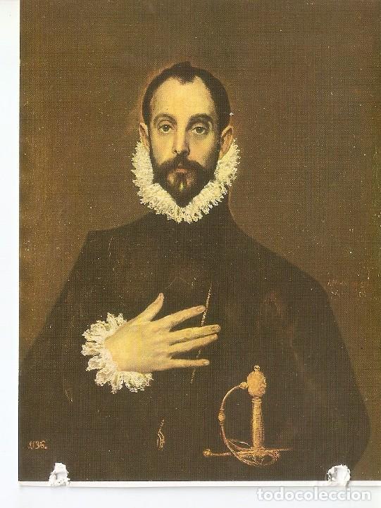 Postcards: Postal 048150 : Greco. El caballero de la mano al pecho - Varios
