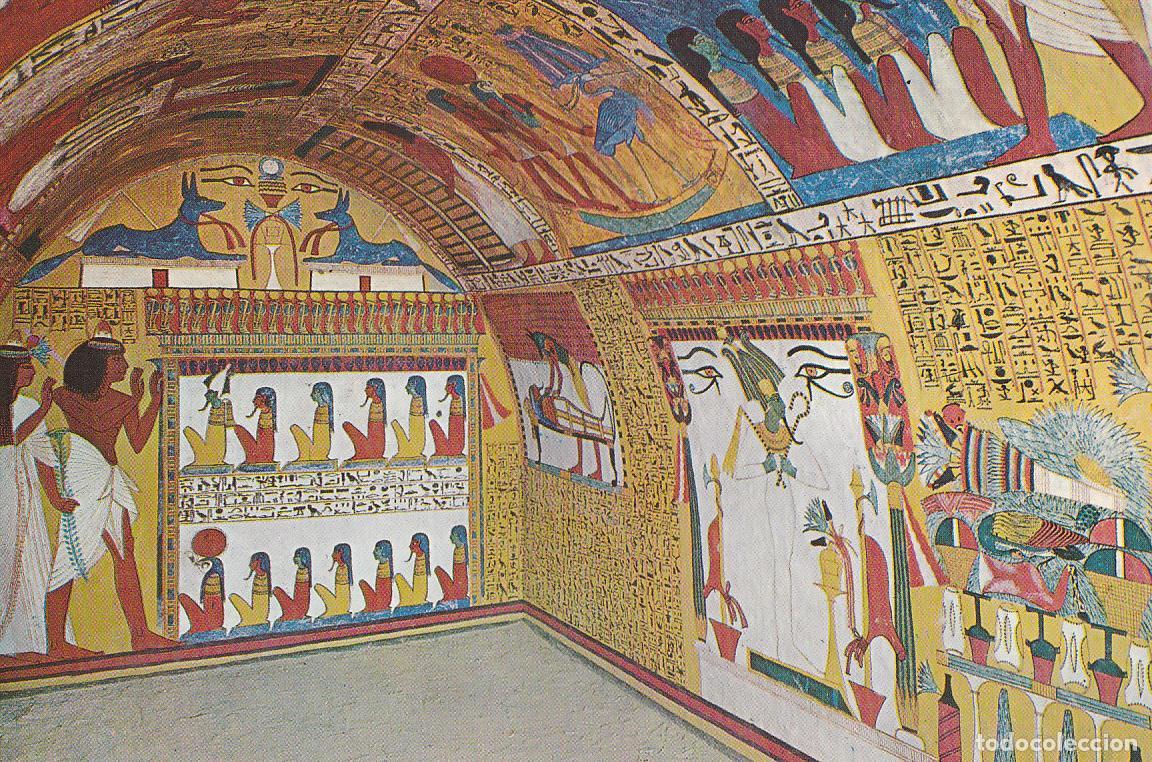 Postkarten: Postal 61805 : Luxor Deir El-Madina: minister Senedgem Tomb - Varios