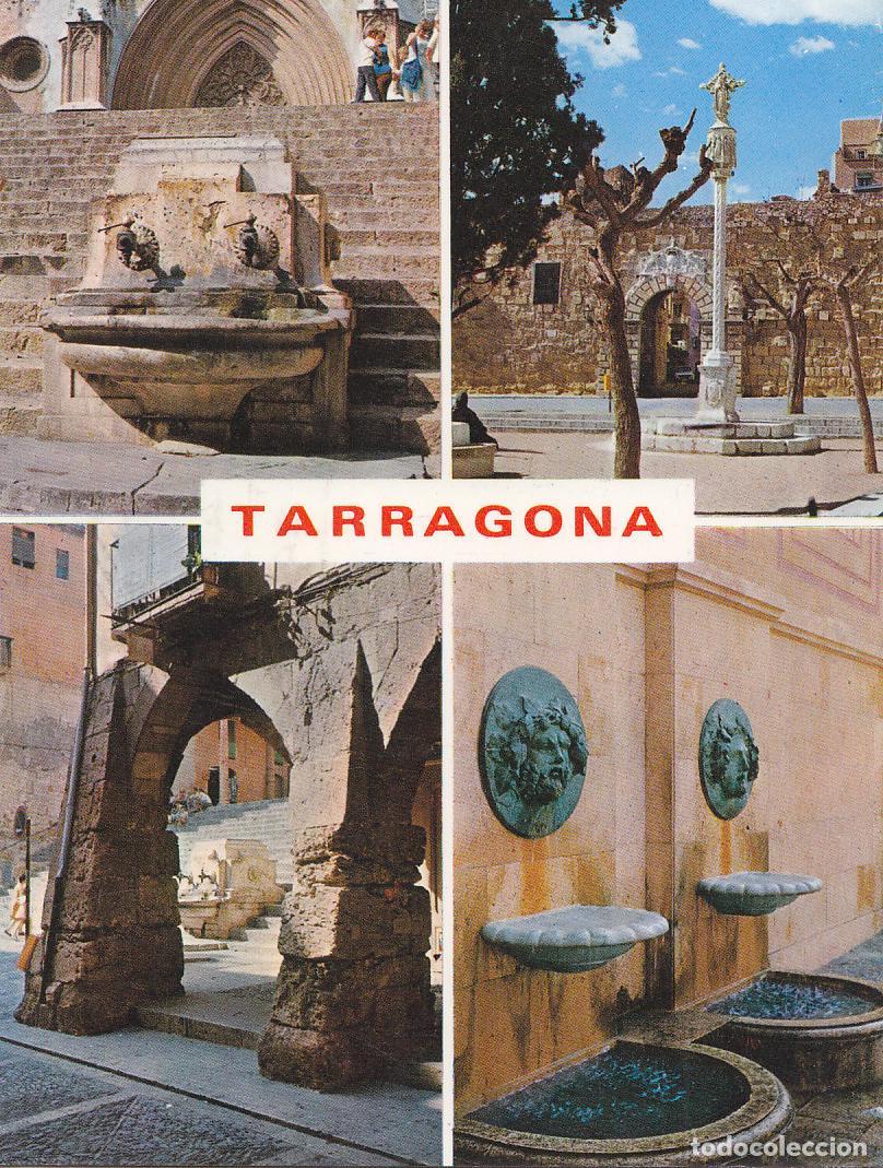 Postales: Postal 61912 : Tarragona (Espa&ntilde;a). Costa Dorada. Cuatro aspectos parte antigua de la ciudad - Varios