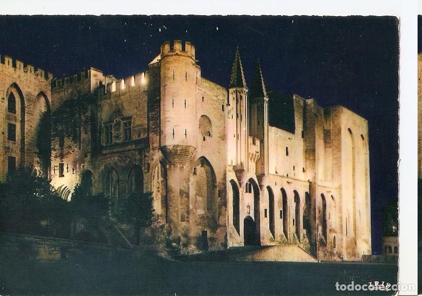Postcards: Postal 045841 : Avignon (Vaucluse). Le Palais des Papes (La nuit) - Varios