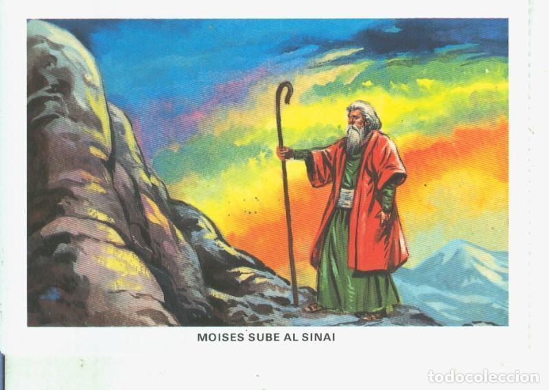 Postkarten: Postal 014534: La Biblia: Moises sube al Sinai - Varios