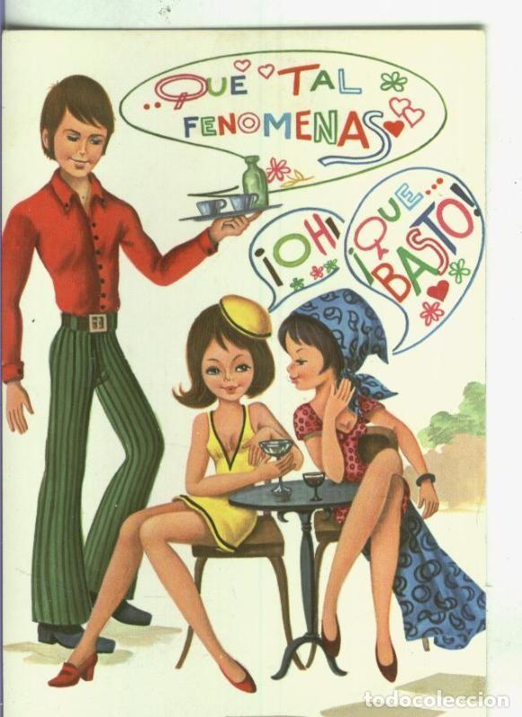 Postais: Postal: Escena familiar: ilustracion de Jose - Varios