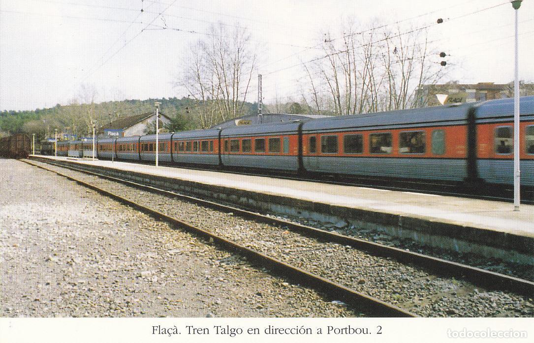 Postales: Postal 62199 : Fla&ccedil;a. Tren Talgo en direccion a Portbou - Varios