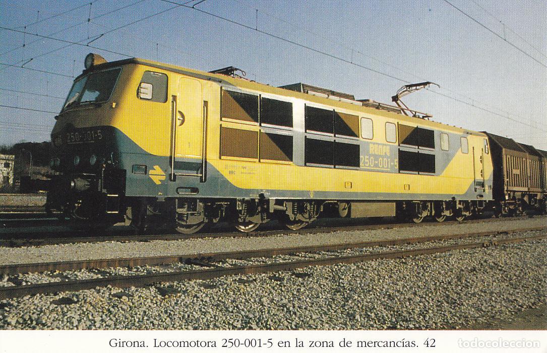 Postkarten: Postal 62184 : Girona. Locomotora 250-001-5 en la zona de mercancias - Varios