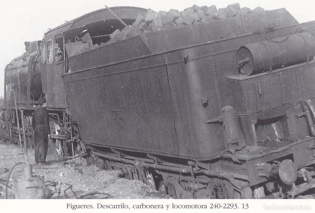 Cartoline: Postal 62228 : Figueres. Descarrilo carbonera y locomotora - Varios