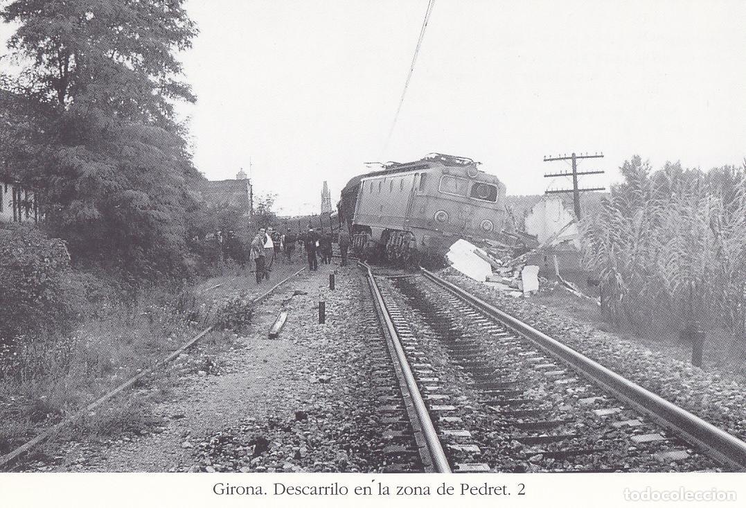 Postkarten: Postal 62288 : Girona. Descarrilo en la zona de Pedre - Varios