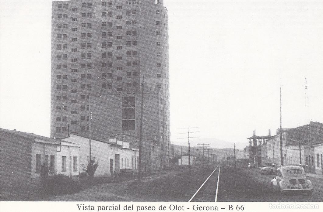 Postales: Postal 62295 : Vista parcial del paseo de Olot - Gerona - Varios