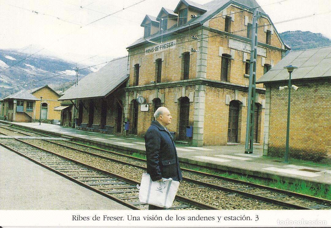 Postales: Postal 62294 : Ribes de Freser. Una vision de los andenes y estacion - Varios