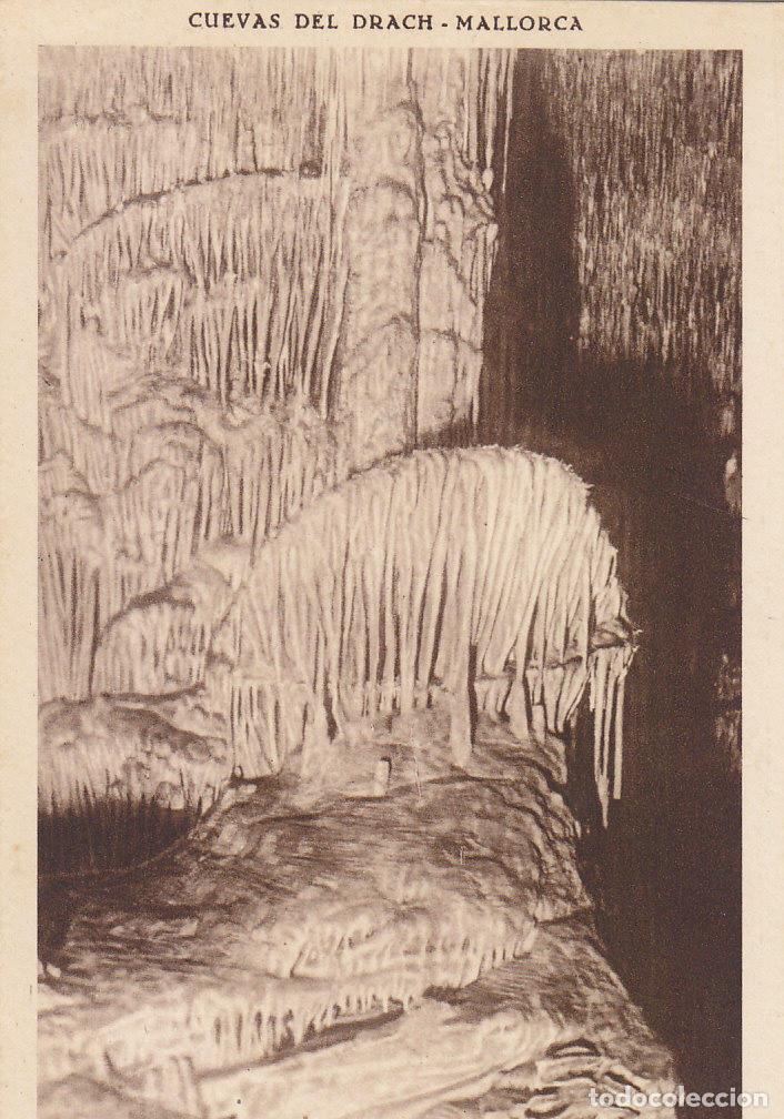 Postais: Postal 62333 : Cuevas del Drach - Mallorca. Detalle de una columna - Varios