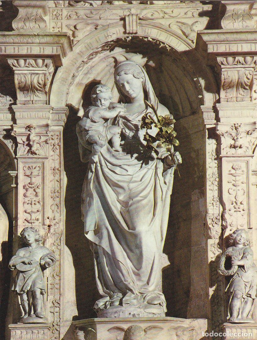 Cartoline: Postal 62354 : Real Monasterio de Poblet. Iglesia. Retablo de Damian Forment. Imagen de la Virgen -