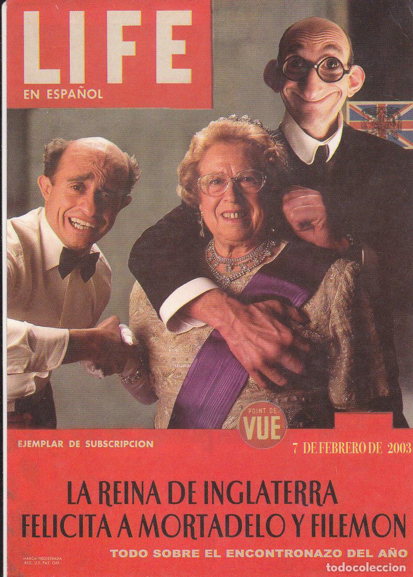 Postales: Postal 62360 : La Reina de Inglaterra felicita a Mortadelo y Filemon - Varios
