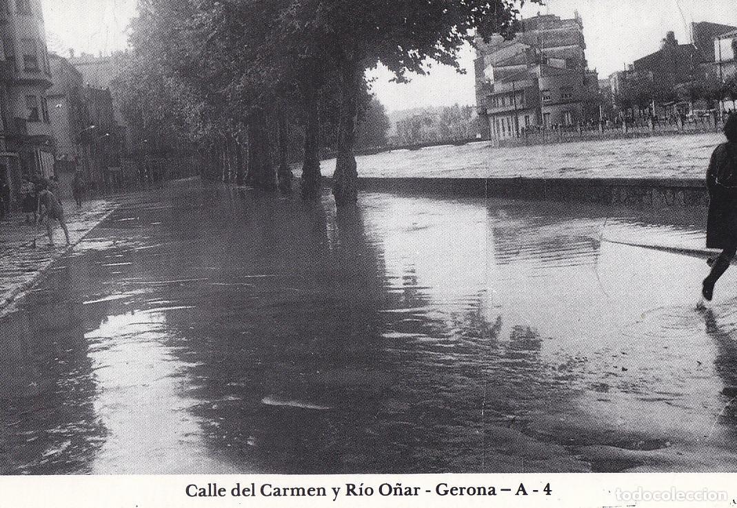 Postais: Postal 62404 : Calle del Carmen y Rio O&ntilde;ar - Gerona - Varios