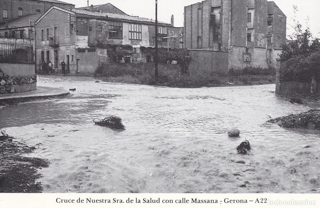 Postkarten: Postal 62420 : Cruce de Nuestra Sra. De la Salud con calle Massana - Gerona - Varios