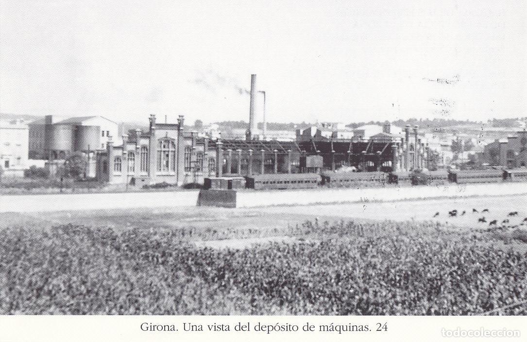 Postales: Postal 62447 : Girona. Una vista del deposito de maquinas - Varios