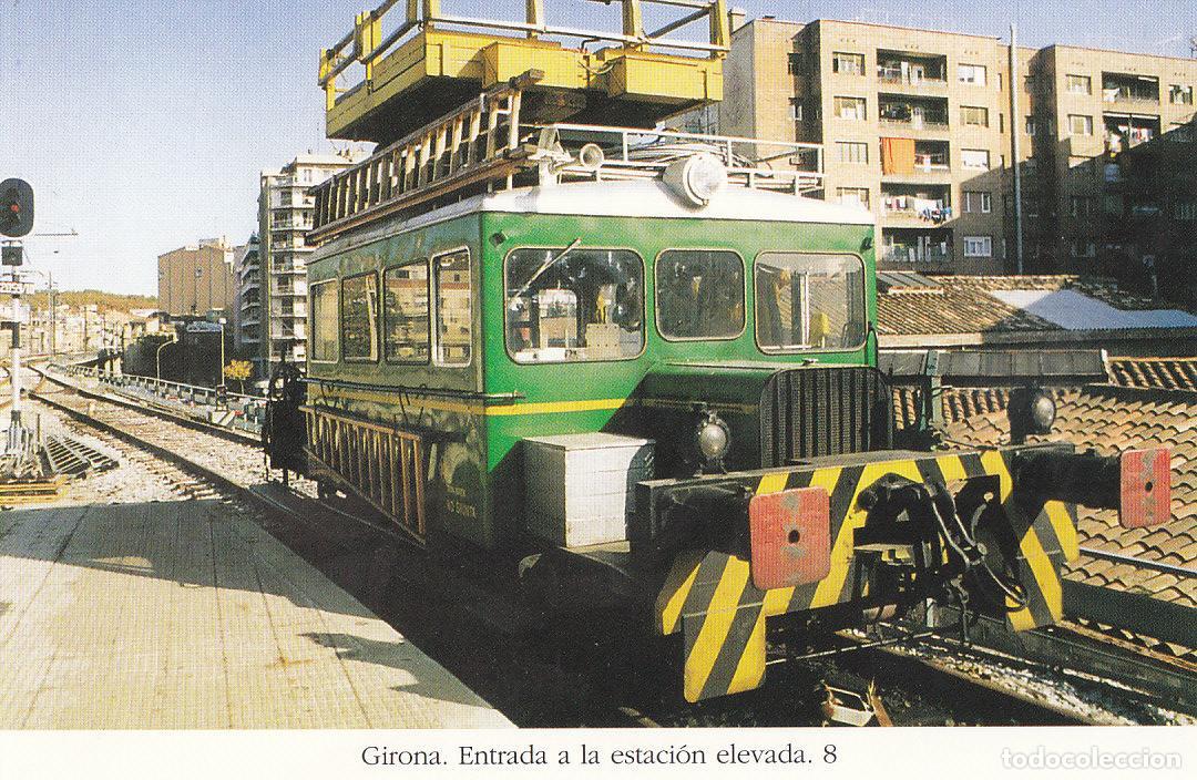 Postkarten: Postal 62459 : Girona. Entrada a la estacion elevada - Varios