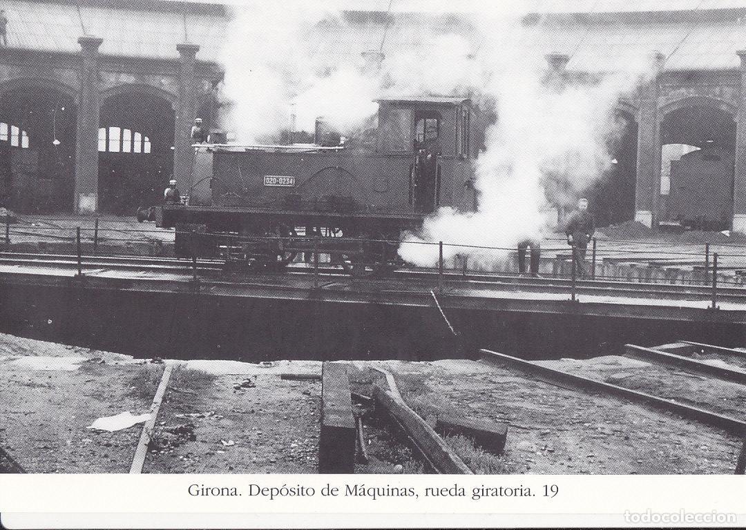 Cartes Postales: Postal 62470 : Girona. Deposito de Maquinas rueda giratoria - Varios
