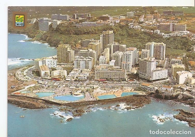 Cartoline: Postal 049749 : Puerto de la Cruz (Tenerife). Modernisimas instalaciones hoteleras en la Costa Marti