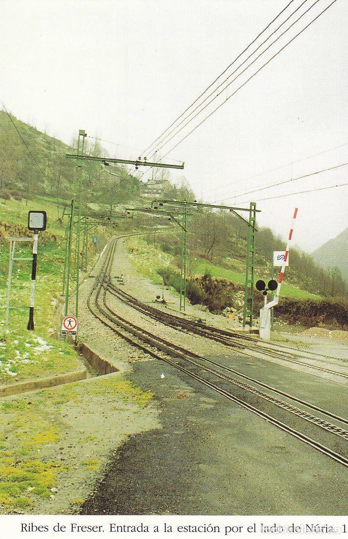Cartes Postales: Postal 62480 : Ribes de Freser. Entrada a la estacion por el lado de Nuria - Varios