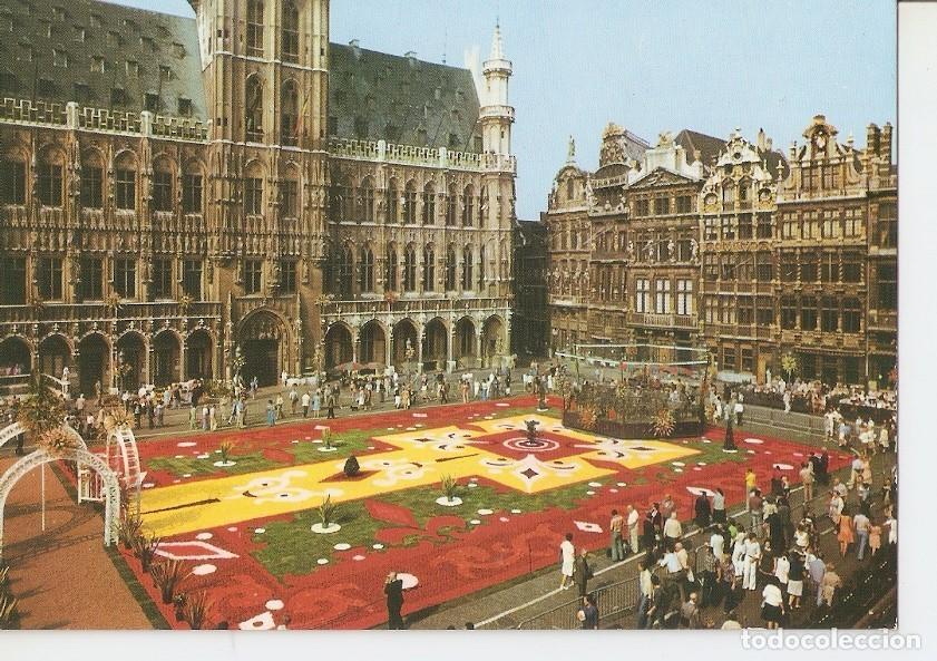 Postais: Postal 042553 : Brussels. Market Place Flower carpet - Varios