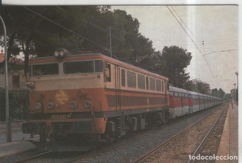 Postales: Postal 000330: Locomotora 269-221-8 en tren Talgo Portbou a Cartagena - Varios