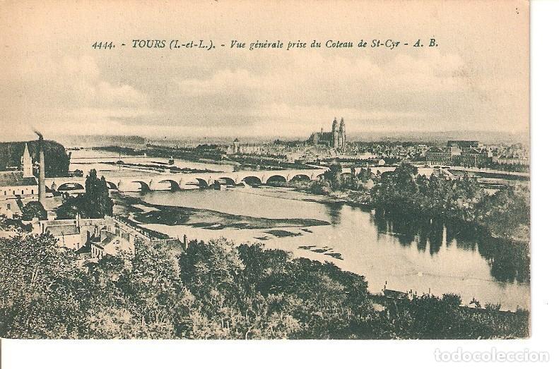 Postais: Postal 026999 : Tours, Vue gen&ntilde;erale prise du Coteau de St-Cyr - Varios