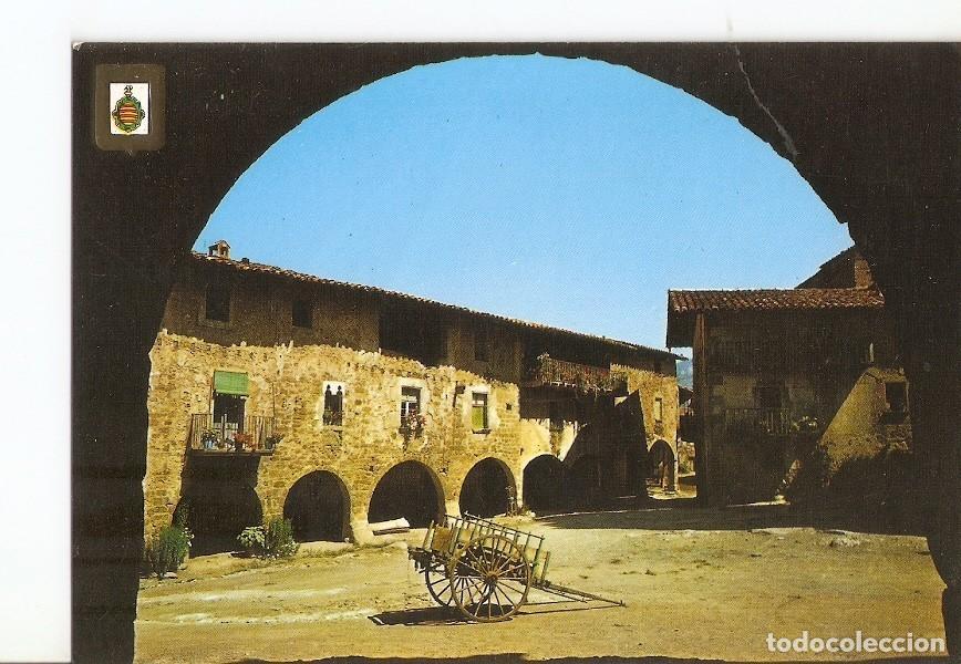 Postais: Postal 028091 : Santa Pau (Girona), portico - Varios