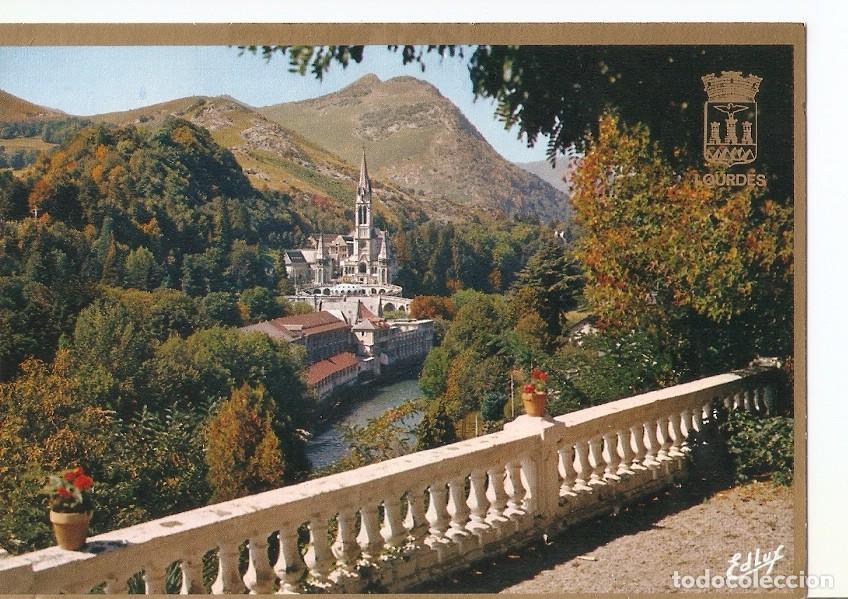 Postkarten: Postal 034583 : Lourdes. La Basilique et le Gave - Varios