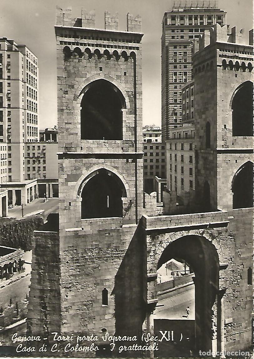 Postales: Postal 51442: GENOVA - Torre puerta Soprana - Varios